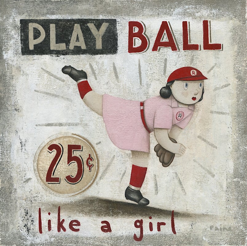 Image of Play Ball Like A Girl