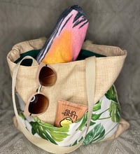 Monstera Leaf Tote