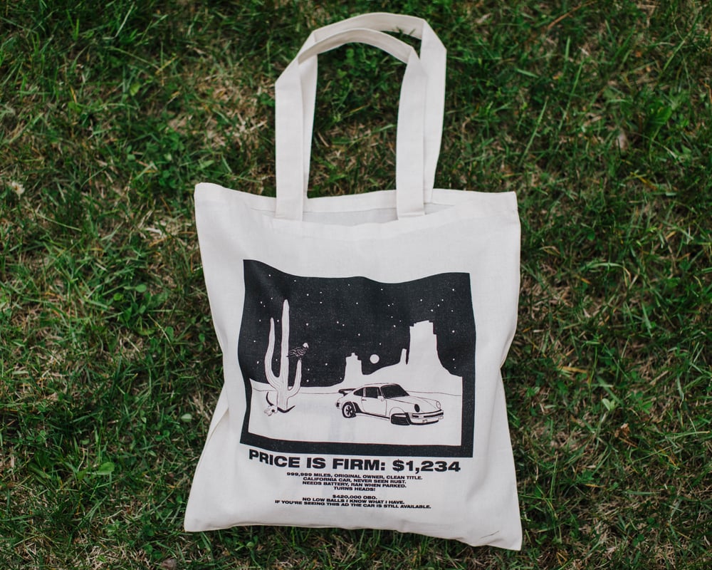 PRICE IS FIRM TOTE BAG