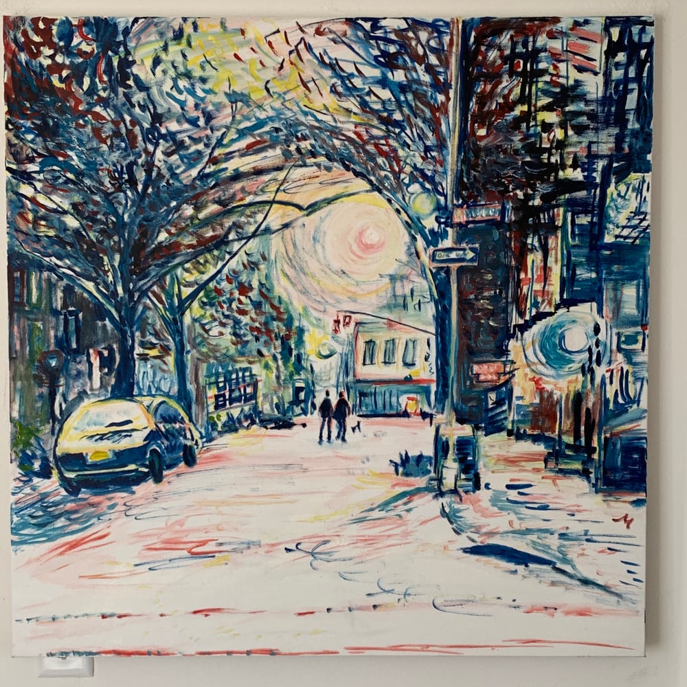 Image of Bank Street oil on canvas