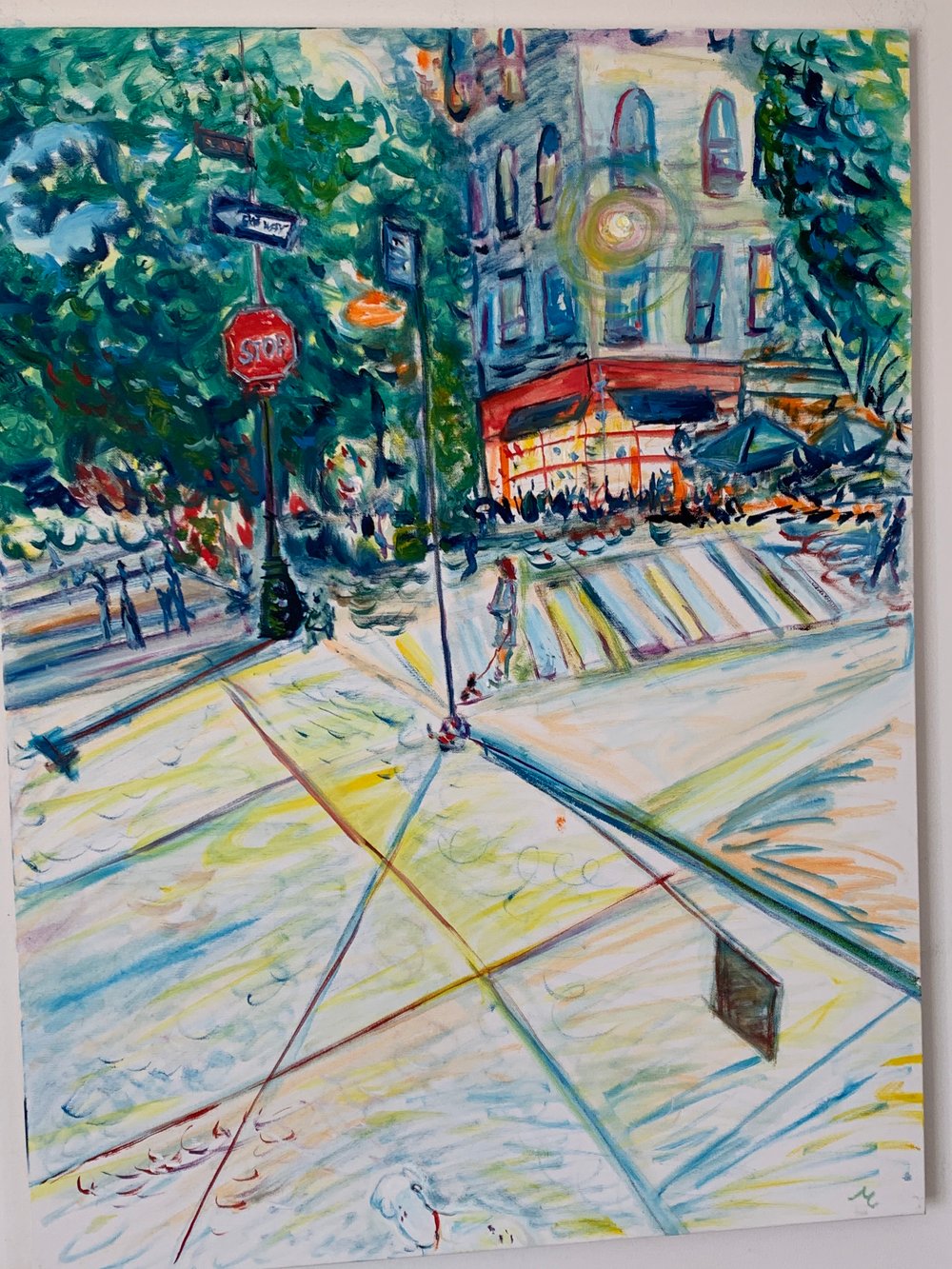 Image of Grove Street oil on canvas