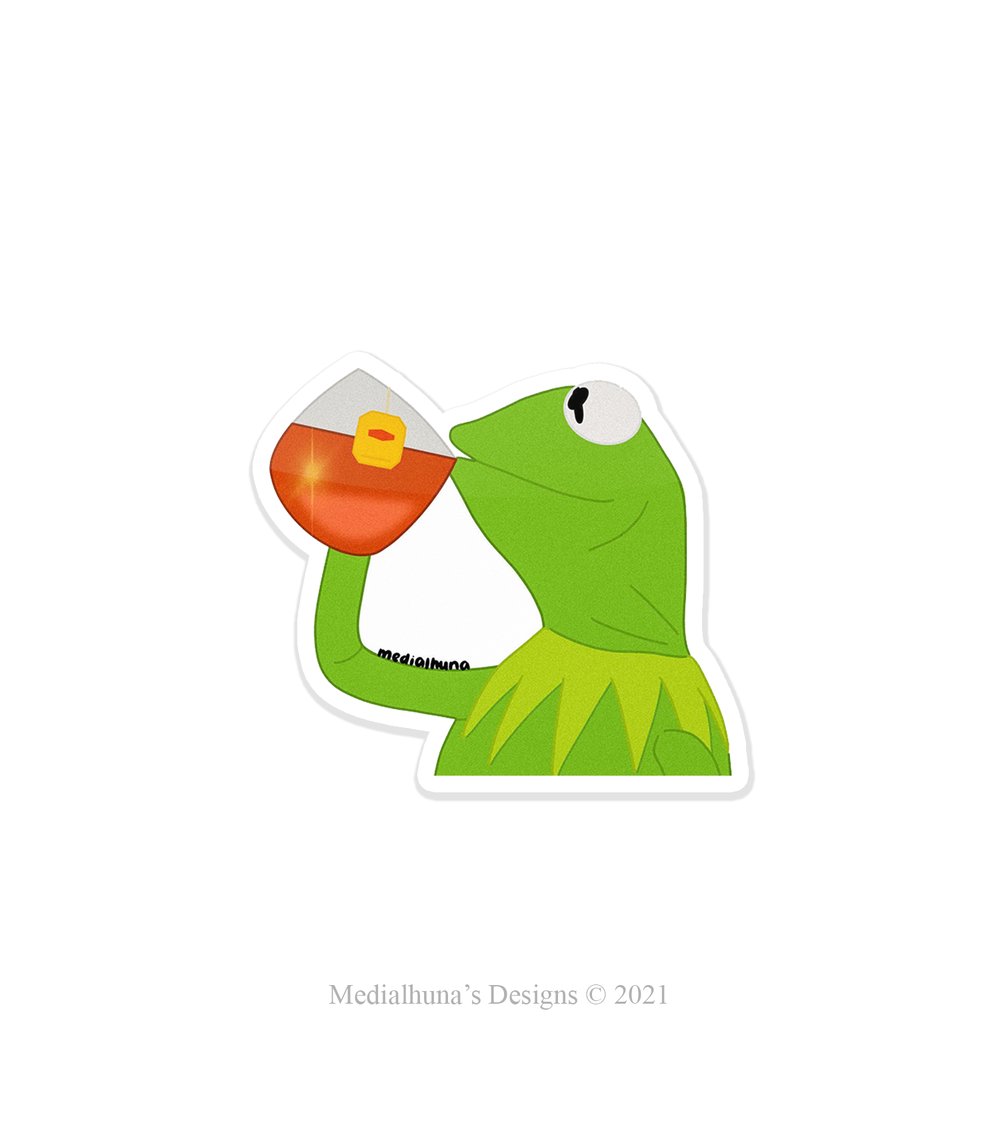 Kermit (The Tea) - Sticker