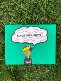 8x10 Black Lives Matter Original Canvas