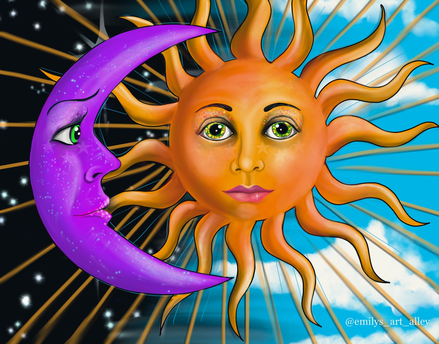 Moon and Sun