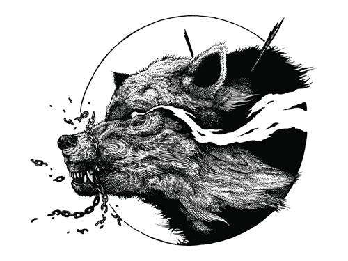 Image of Fenrir (B&W)