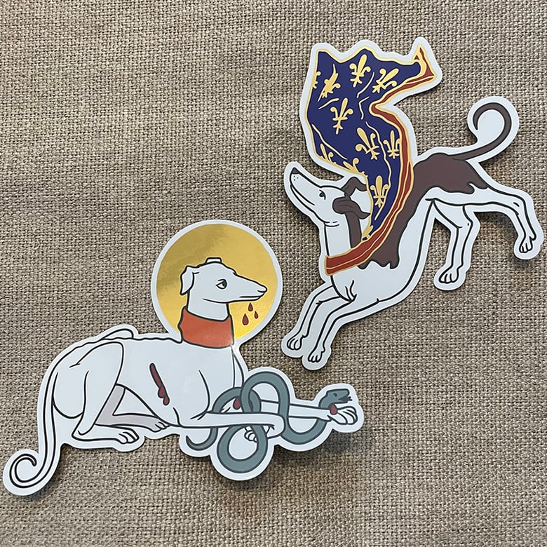 Image of Gilded Hound Stickers