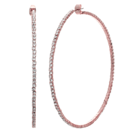 Image 3 of Rose Gold Hoop 