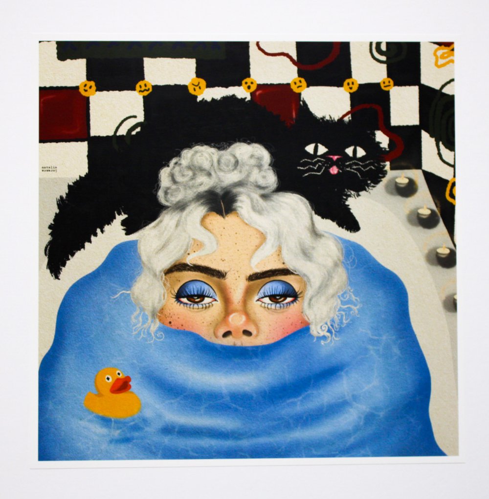 Image of Bath Cat Lady 3/4