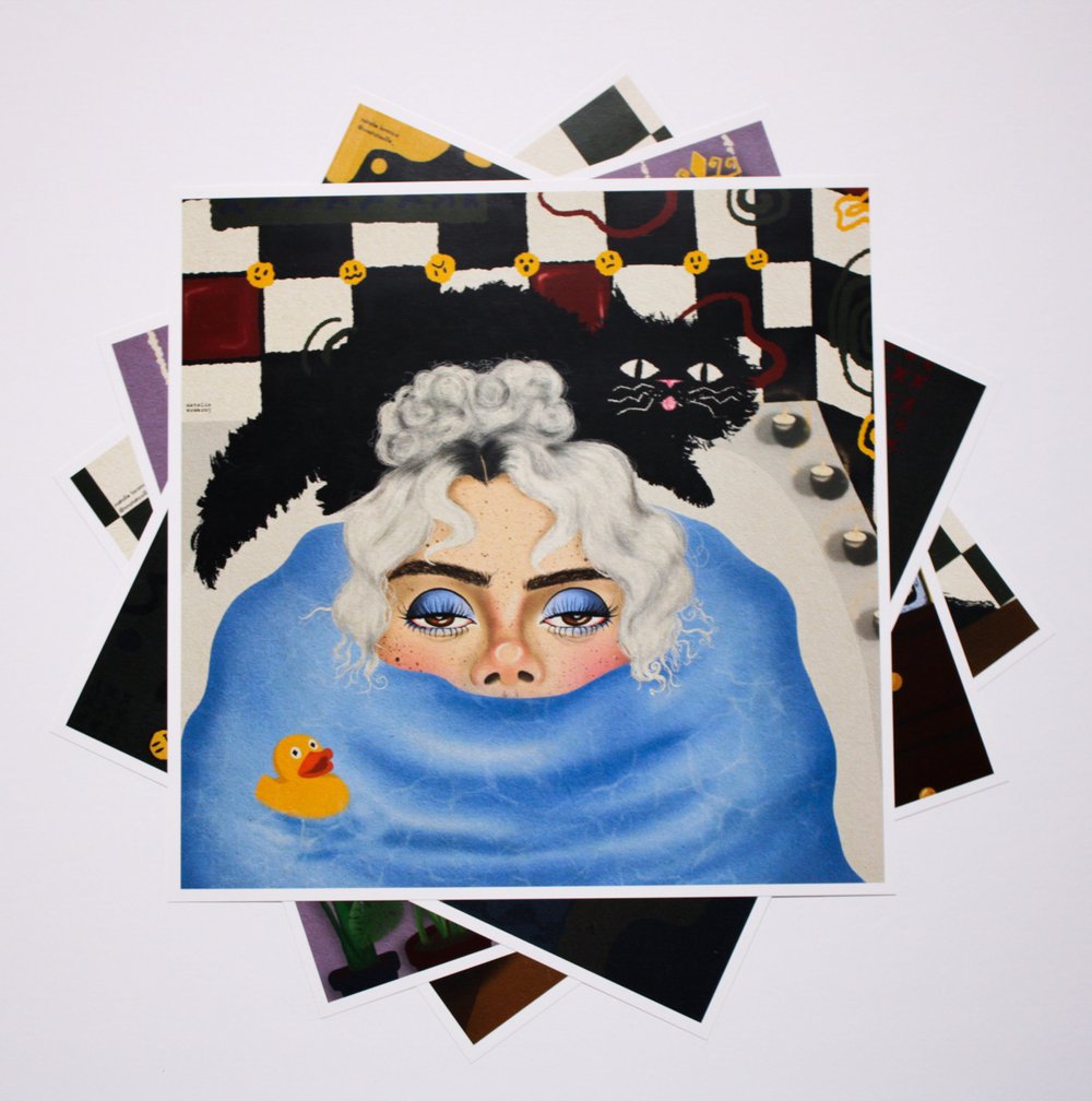 Image of Bath Cat Lady 3/4