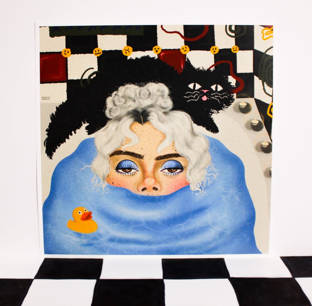 Image of Bath Cat Lady 3/4