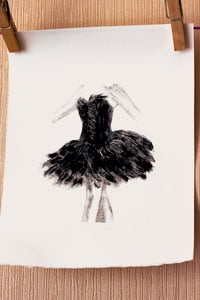Image 2 of "Black swan", monotype