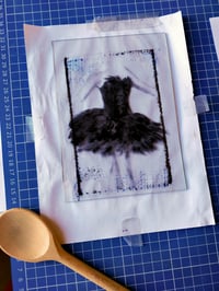 Image 3 of "Black swan", monotype