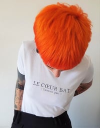 Image 2 of COLLAB TERMINEE - T-Shirt blanc The Simones X l'Androgynette - Le Coeur Bat