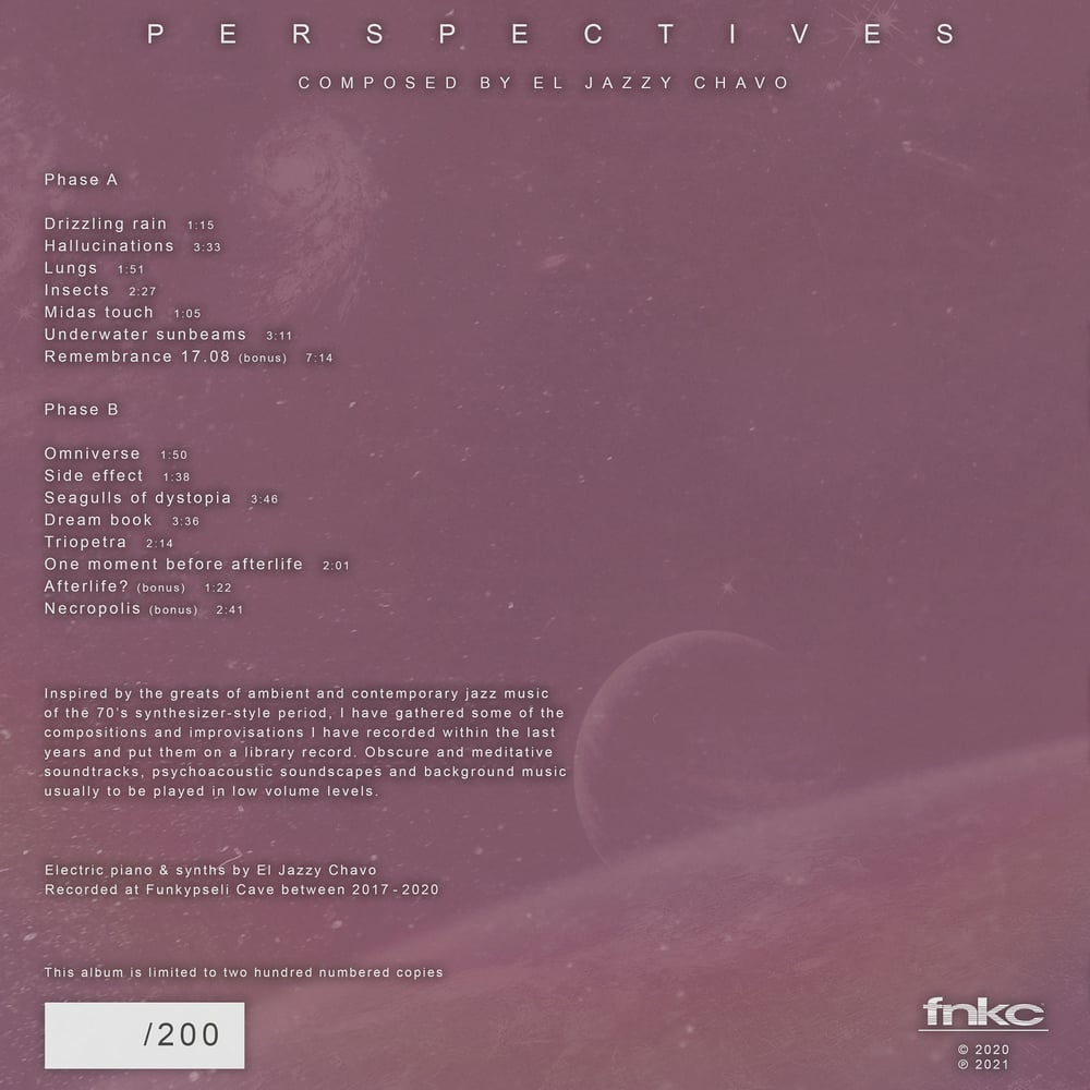 El Jazzy Chavo - Perspectives (180g 12" Vinyl + Insert) <s>20€ EUR</s>