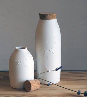 Image of Rachel Lopes - Vase et Bouteille Porcelaine - MM/GM