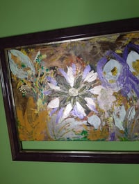 Image 2 of Traditional Flowers in Purples and Gold