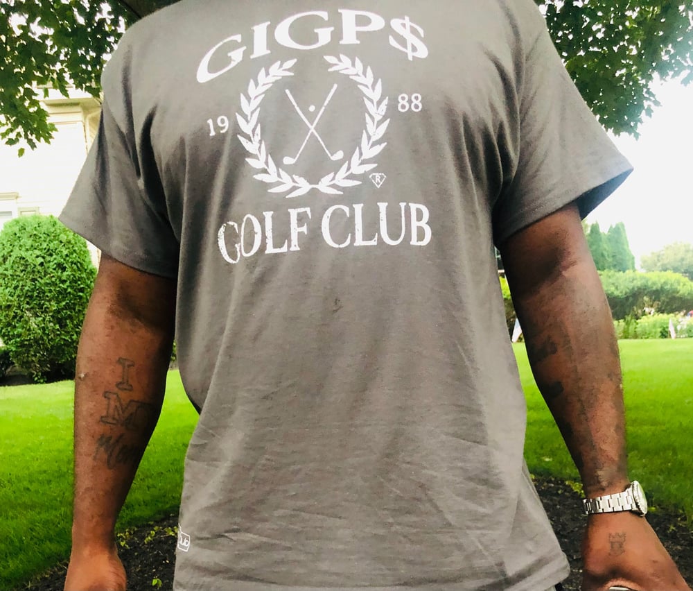 Image of GIGPS GOLF CLUB TEE (VINTAGE GREY)