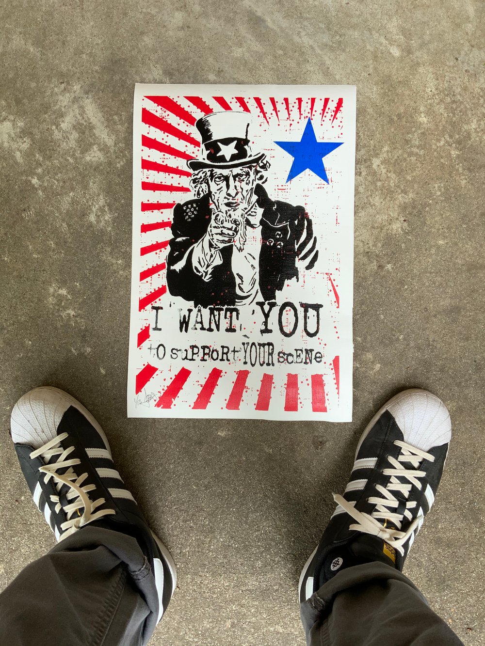 “Support Your Scene” Poster Print
