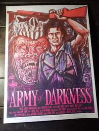 Image 1 of ARMY OF DARKNESS Silkscreen Movie Poster