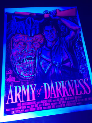 ARMY OF DARKNESS Silkscreen Movie Poster