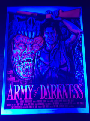 ARMY OF DARKNESS Silkscreen Movie Poster