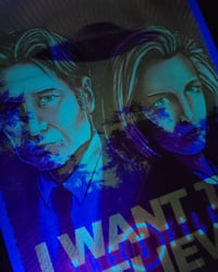 Image 4 of X-FILES Silkscreen Art Print