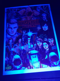Image 2 of STRANGER THINGS Silkscreen Art Print