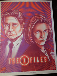 Image 5 of X-FILES Silkscreen Art Print