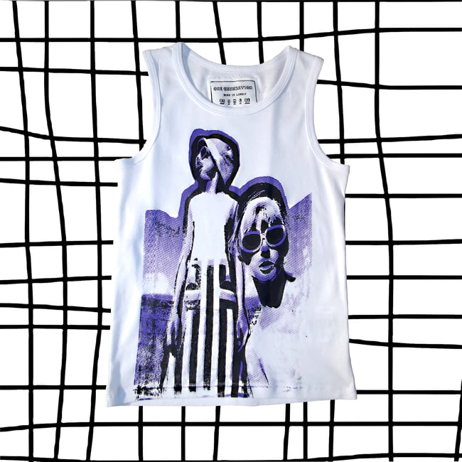 ' Look Out' Tank PURPLE