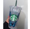 Butterfly Starbucks Cup