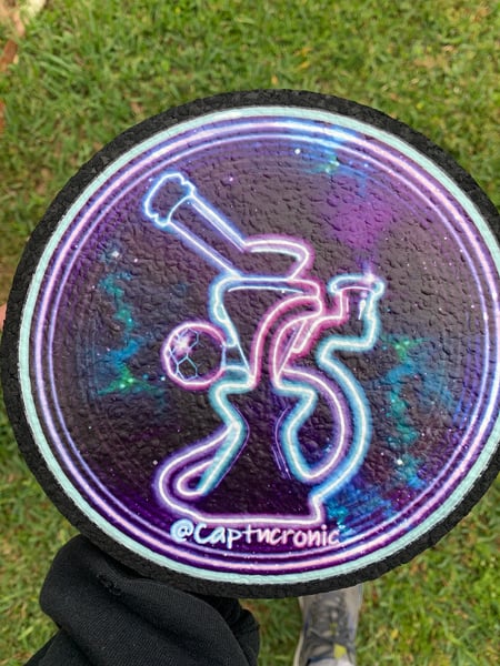 Image of Neon galaxy rig mat 