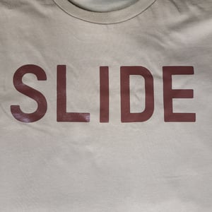 Image of Ye Slide Box Logo Tee Desert Sand