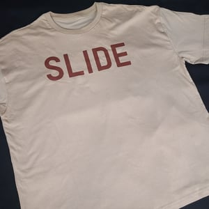 Image of Ye Slide Box Logo Tee Desert Sand