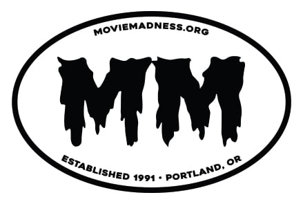 Image of Movie Madness "MM" Oval Sticker