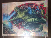 Image 2 of MUTATION OF ATOM Silkscreen Art Print