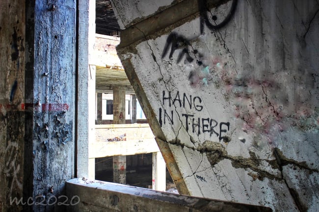 "Hang in There" Postcard