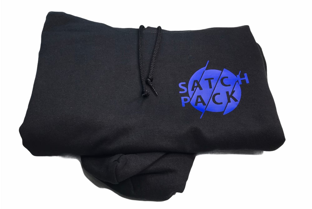 Satch Pack Hoodie - Black/Royal Blue 