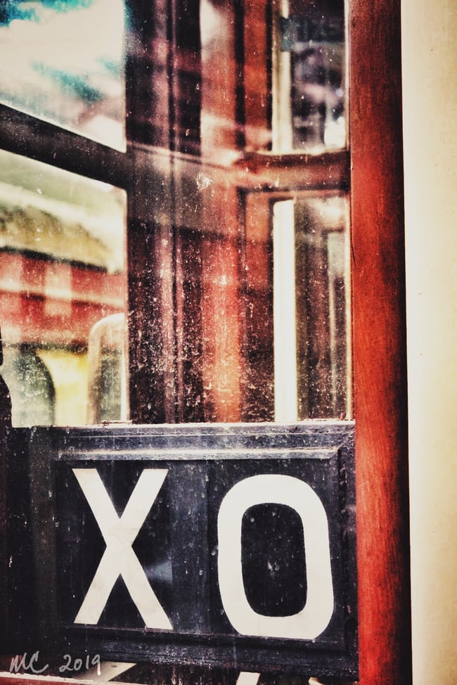 "XO" Postcard