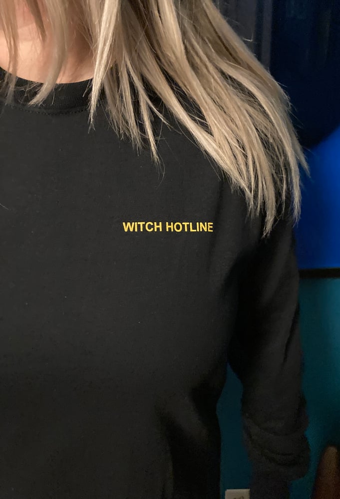 Image of Witch Hotline Long Sleeve T Shirt 