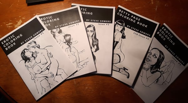 Image of Erotic Coloring Books, Issues 1-5