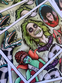 Image 2 of Beetlejuice flash art print 