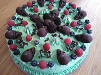 Image 1 of DELIVERY ONLY: Special Edition Choco-Calavera Vegan Tres Leches