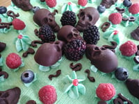 Image 2 of DELIVERY ONLY: Special Edition Choco-Calavera Vegan Tres Leches