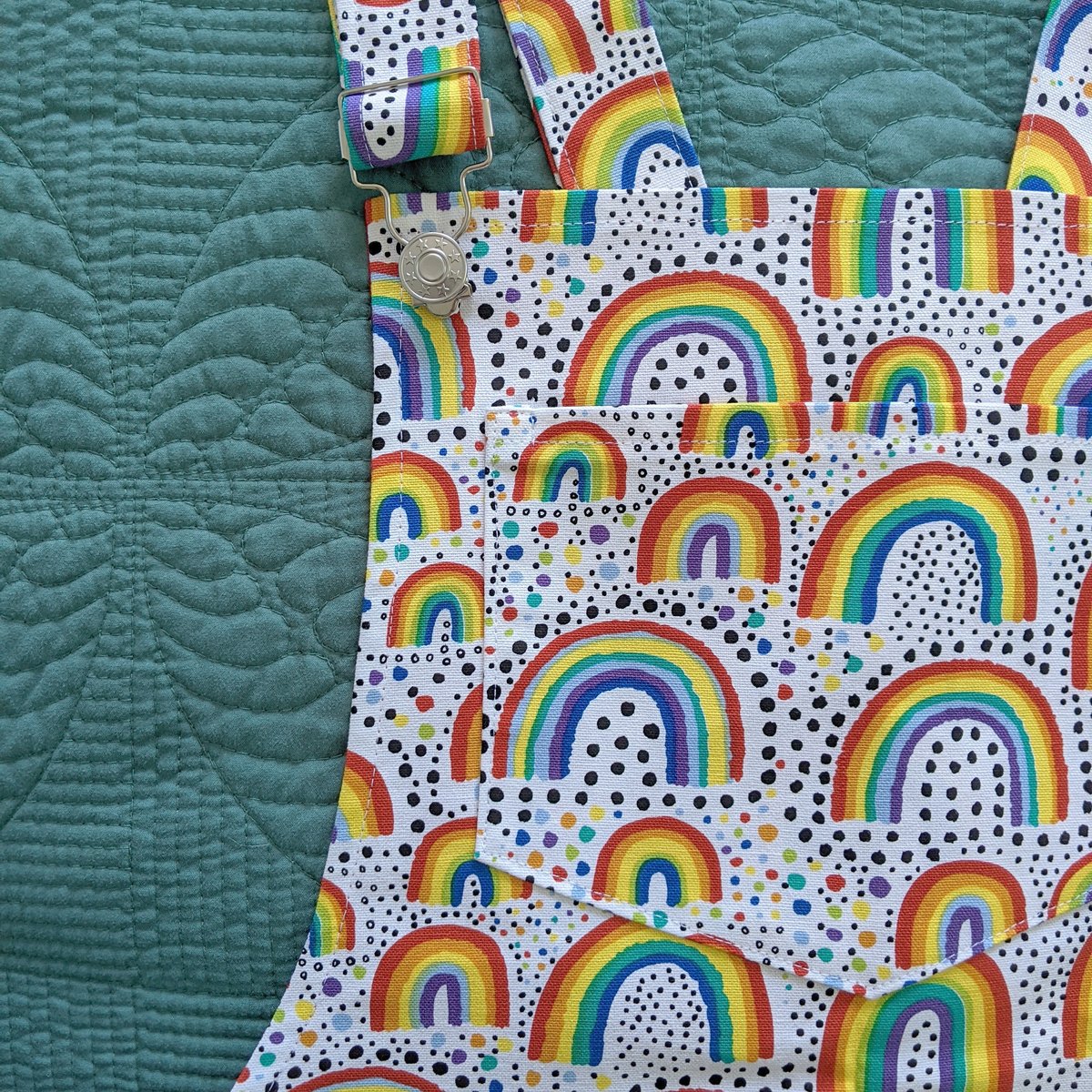 Image of Pinny - Rainbows *LAST ONE SIZE M*