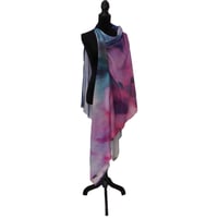 Image 1 of Cashmere Silk Wind Leaves Mauve