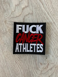 Image 1 of FUCK CANCER ATHLETES PATCHES