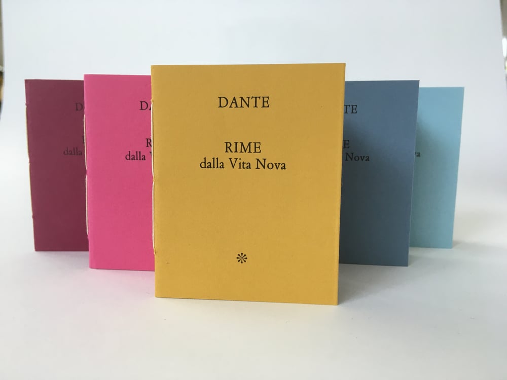 Image of RIME dalla Vita Nova di Dante