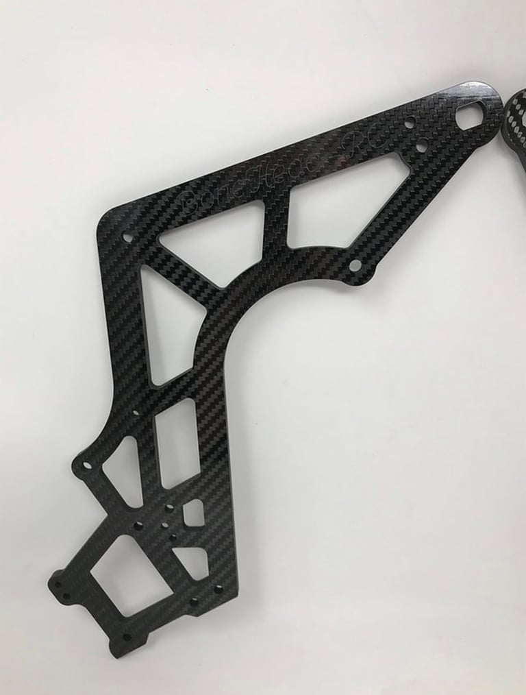 BoneHead RC carbon upgraded kraken KV5 KV5TT vertical chassis plates.