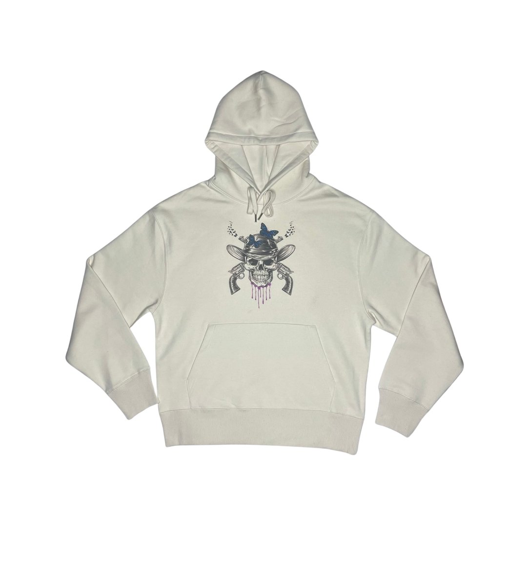 Butterfly skull outlet hoodie