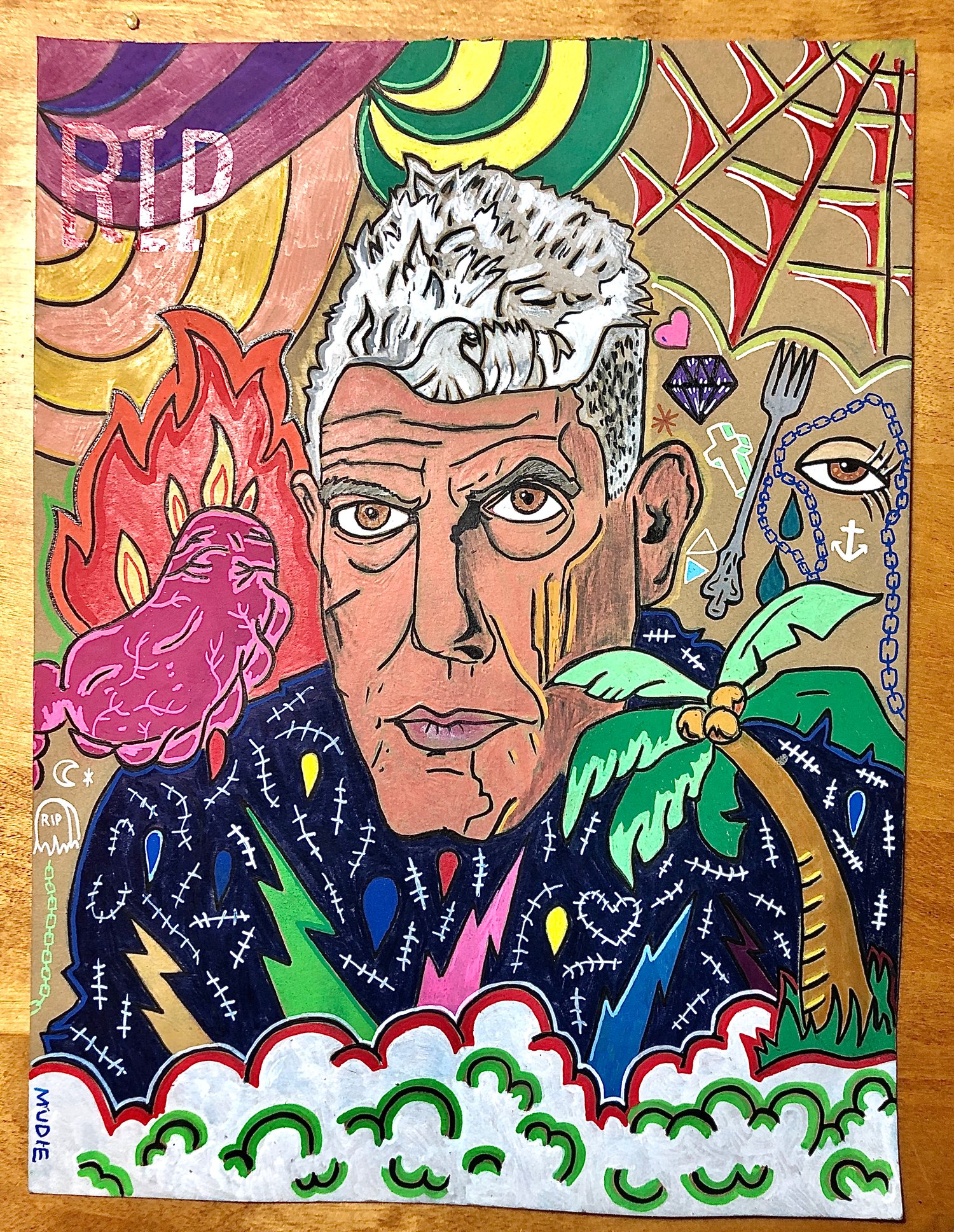 Image of Oeuvre ( dessin / peinture ) sur mesure.